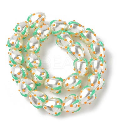Baking Paint Baking Paint Glass Beads LAMP-Z014-02-1