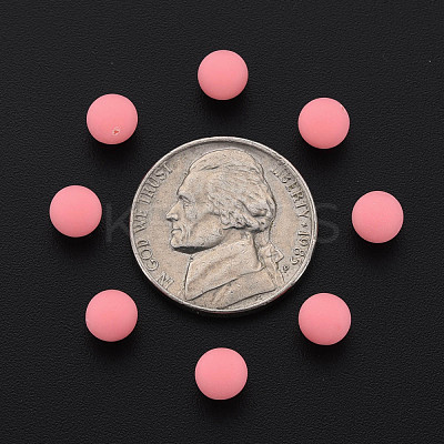 Opaque Acrylic Beads PAB702Y-B01-05-1