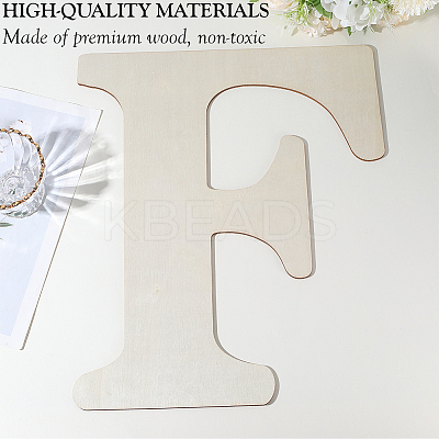 Letter Unfinished MDF Sheets WOOD-WH20012-008F-1