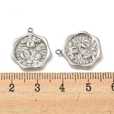 Non-Tarnish 304 Stainless Steel Pendants STAS-L022-030P-1