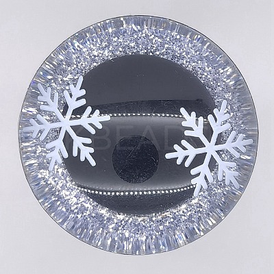 Snowflake Resin Craft Safety Eyes DIY-WH0399-97B-1