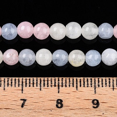 Dyed Natural White Jade Beads Strands G-T140-4mm-A03-1