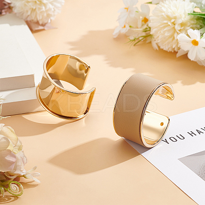 2Pcs Alloy Grooved Bangles FIND-UN0015-98A-1