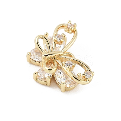 Brass Micro Pave Cubic Zirconia Pendants KK-M326-18A-G-1