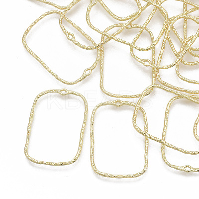Alloy Open Back Bezel Pendants X-PALLOY-S121-81B-1
