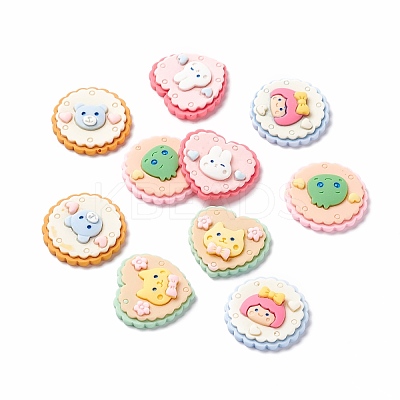 Opaque Resin Cabochons CRES-A050-25-1