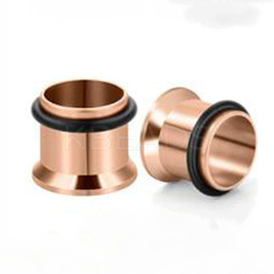 316 Surgical Stainless Steel Screw Ear Gauges Flesh Tunnels Plugs X-STAS-YWC0001-01C-RG-1