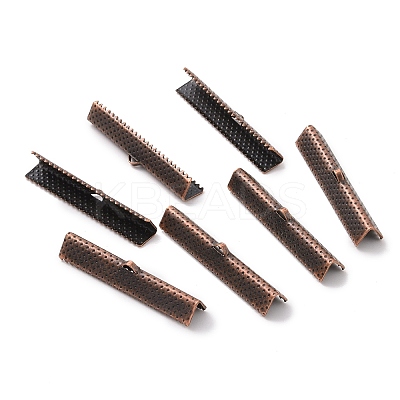 Iron Ribbon Crimp Ends IFIN-R228-10R-1
