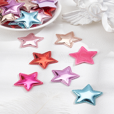 72Pcs 6 Colors Non-Woven Fabric Ornament Accessories PATC-LP0001-08C-1