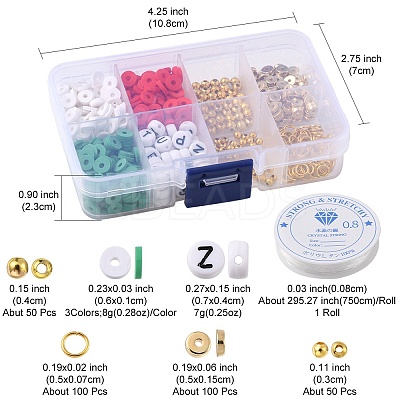 Christmas Theme DIY Bracelet Making Kit DIY-YW0007-03-1