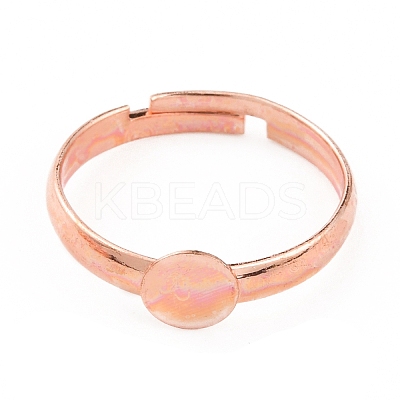 Adjustable Brass Finger Rings Components KK-WH0054-22B-RG-1