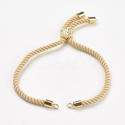Nylon Twisted Cord Bracelet Making X-MAK-F018-08G-RS-1