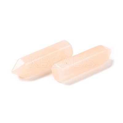 Natural Pink Aventurine Pointed Pendants G-D460-01I-1