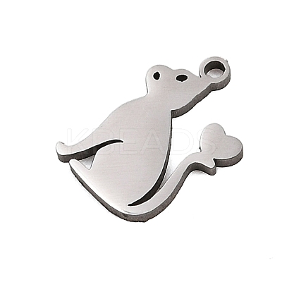 201 Stainless Steel Charms STAS-Z155-03P-1
