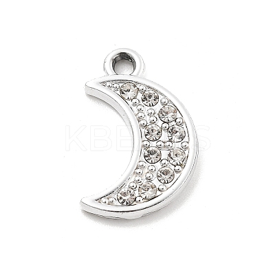 Alloy Rhinestone Pendants FIND-U026-17P-1