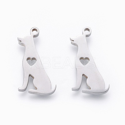 Non-Tarnish 201 Stainless Steel Pendants X-STAS-F231-061P-1