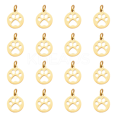 16Pcs 304 Stainless Steel Pendants STAS-UN0059-88-1