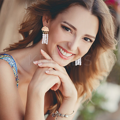 10Pcs Cloud Shape Brass Stud Earring Findings EJEW-BC0001-13-1