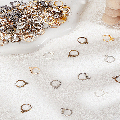 144Pcs 6 Colors Brass Leverback Earring Findings FIND-LP0002-87-1