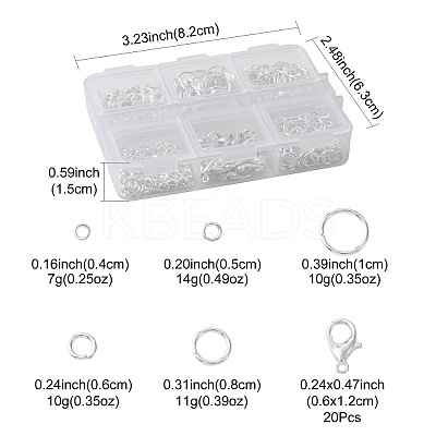 DIY Jewelry Making Findings Kit DIY-FS0009-91S-1
