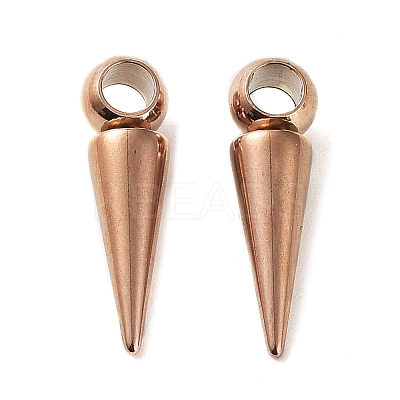Ion Plating(IP)  201 Stainless Steel Pendants STAS-M323-28RG-1-1
