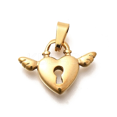 304 Stainless Steel Pendants LS-STAS-B079-02G-06-1