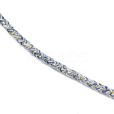2.5MM Round Nylon Cotton Cord Necklace Making NJEW-C106-01G-11-1