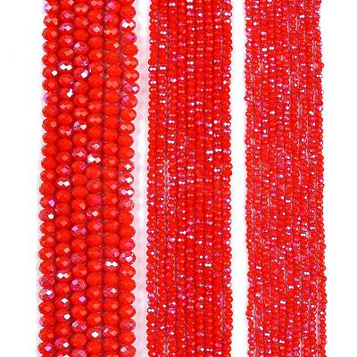 Electroplate Opaque Solid Color Glass Beads Strands EGLA-A044-P2mm-L22-1