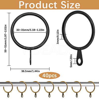 Iron Drape Sliding Eyelet Rings IFIN-SP0001-17A-EB-1