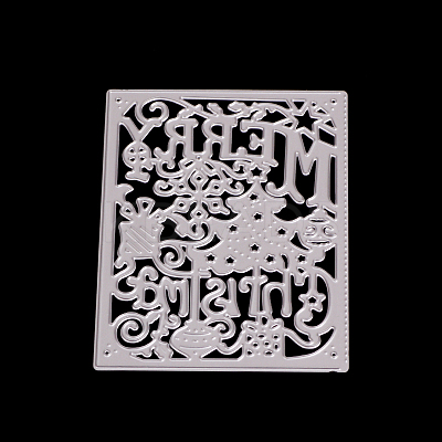 Frame Carbon Steel Cutting Dies Stencils X-DIY-F036-05-1
