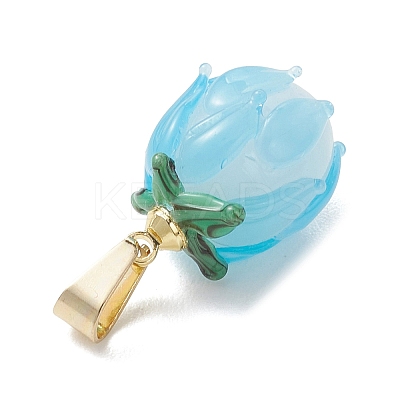 Handmade Lampwork Pendants PALLOY-JF05186-1