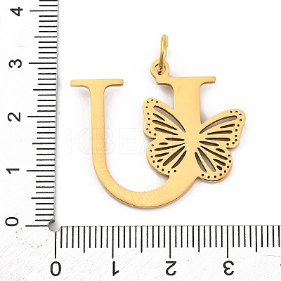 Ion Plating(IP) 201 Stainless Steel Pendants STAS-N103-184G-U-1