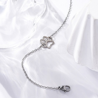 Tarnish Resistant 201 Stainless Steel Link Bracelets STAS-T040-JN020-1-1