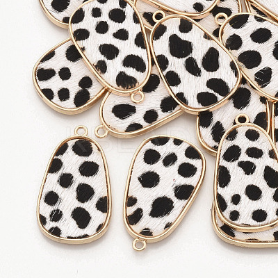 Eco-Friendly Cowhide Leather Pendants FIND-N049-03R-1