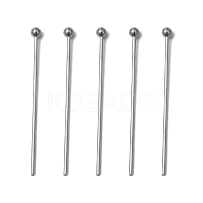 Tarnish Resistant 304 Stainless Steel Ball Head pins STAS-M010-30mm-01-1