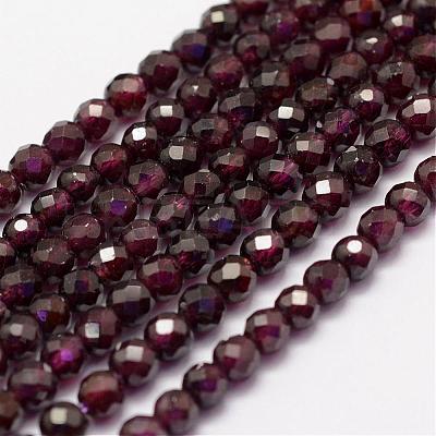 Natural Garnet Beads Strands G-F460-28-1