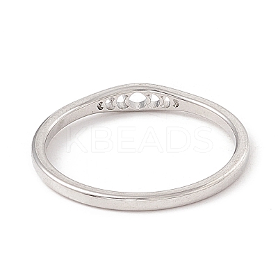 201 Stainless Steel Moon Phase Finger Ring for Women LS-RJEW-A006-06P-1-1
