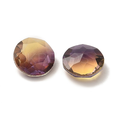 Faceted K9 Glass Rhinestone Cabochons GGLA-B002-01B-1