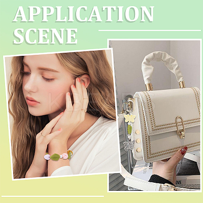 Food Grade Eco-Friendly Silicone Butterfly & Flower Bracelet Pendant Decoration Making Kit DIY-SC0024-85-1