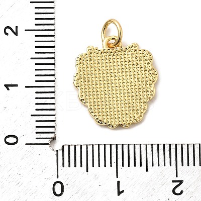 Brass Enamel Pendants KK-A268-15G-01-1