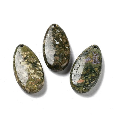 Natural Rhyolite Jasper Pendants LS-G-F731-04S-1