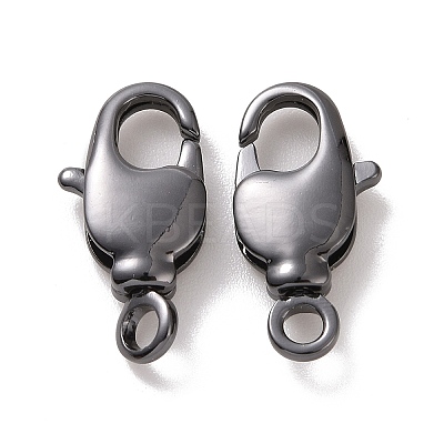 Rack Plating Brass Swivel Lobster Claw Clasps X-KK-K238-39B-L-1