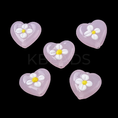 Handmade Lampwork Enamel Beads LAMP-Z020-03B-1