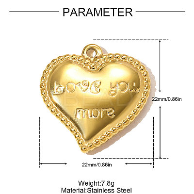 304 Stainless Steel Pendants STAS-OY009-47G-1