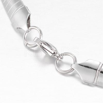 Non-Tarnish 304 Stainless Steel Necklaces NJEW-D274-04P-1