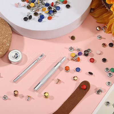 Iron Garment Rivets DIY-CA0007-80-1