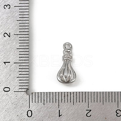 Brass Pave Clear Cubic Zirconia Pendants LS-KK-L238-25P-1