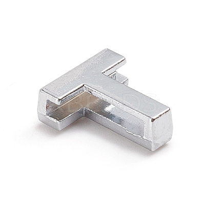 Alloy Slide Charms ALRI-WH0005-09T-P-1