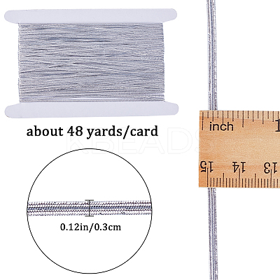 48 Yards Flat Nylon Elastic Cord/Band EC-GF0001-37A-1