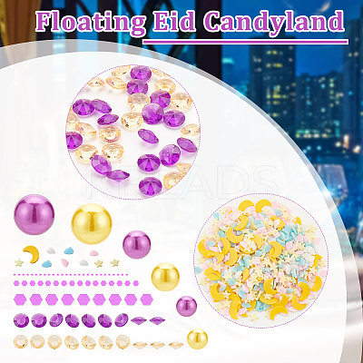 DIY Eid Mubarak Theme Vase Fillers DIY-BC0009-59-1